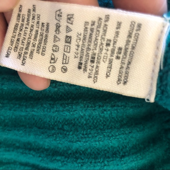 3/$30 NWT Free people heart it laces sky sweater extra long chunky knit sweater - Picture 8 of 8